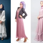 Model Baju Gamis Polos Modern Terbaru